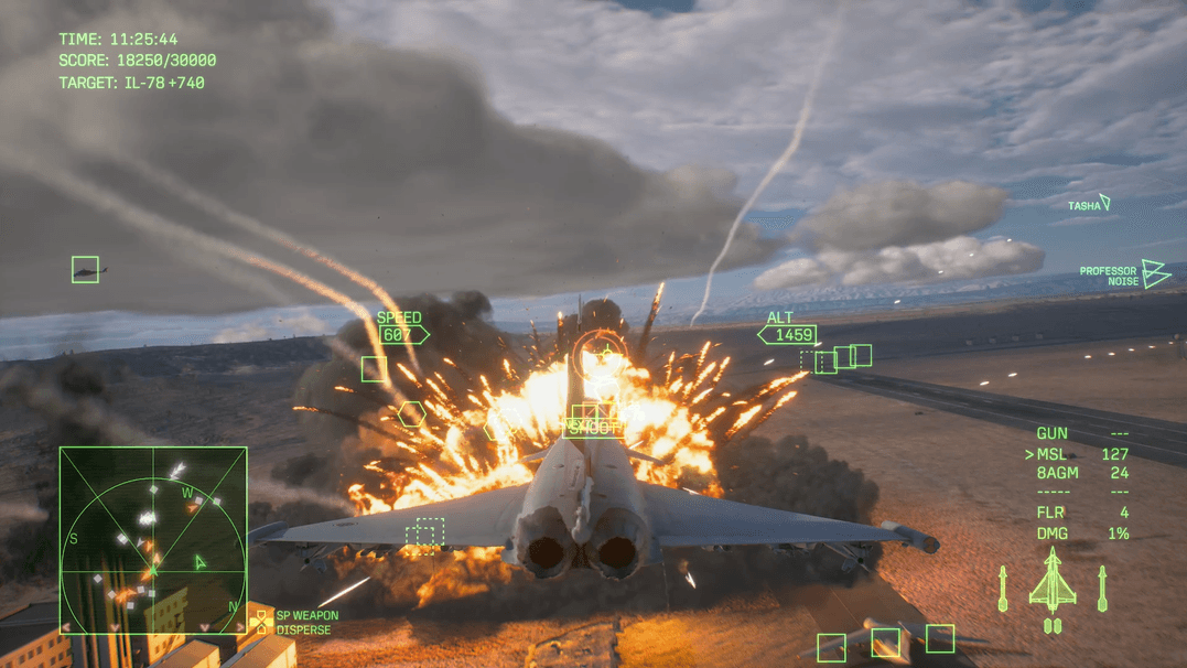 Avion de chasse dans Ace Combat 8 Wings of Theve sur PS5